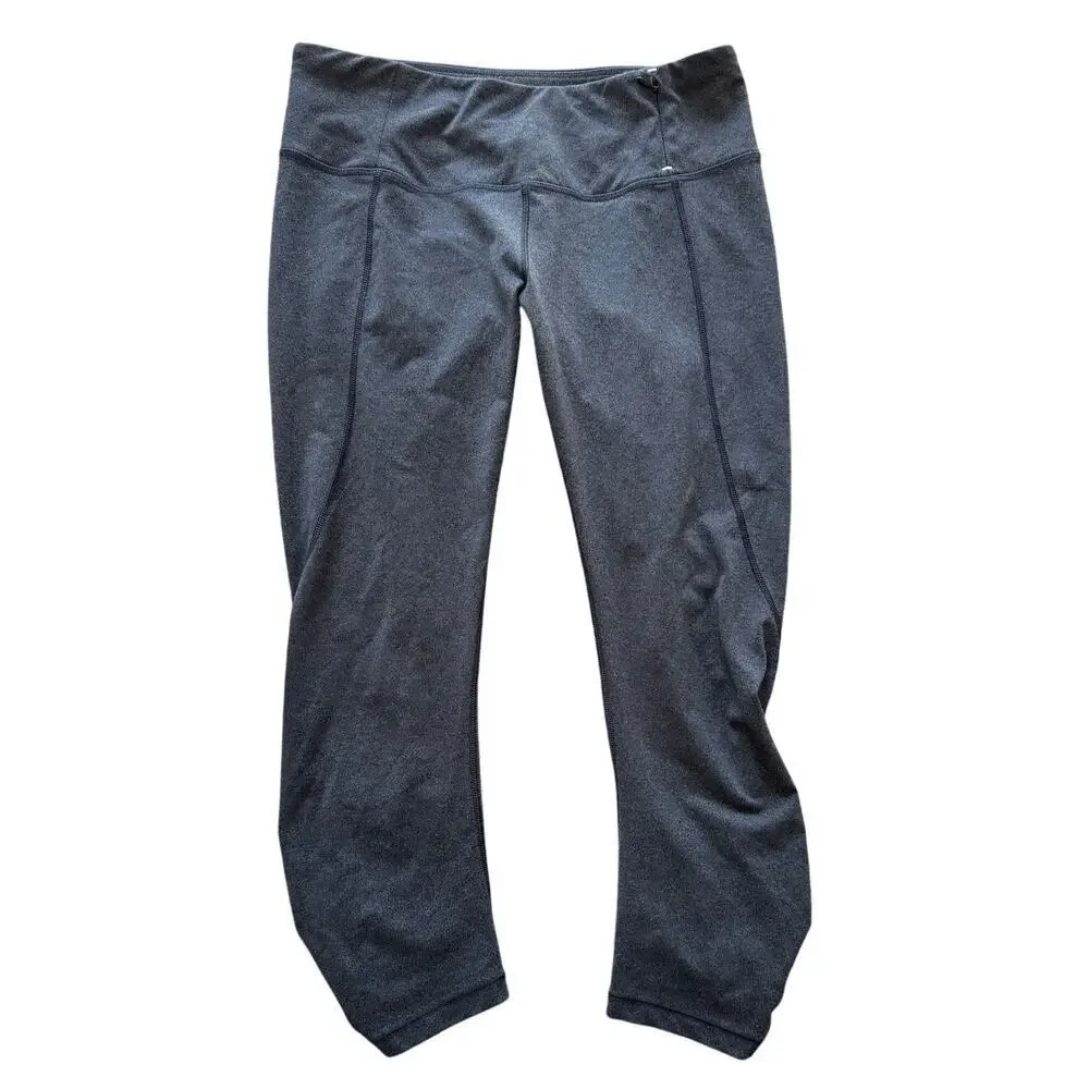 Athleta cropped leggings, size Small, Gray